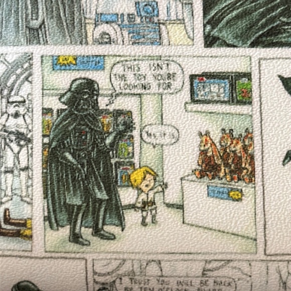 Loungefly Star Wars “Vader I Am Your Fathers Day” Zip Around Wallet NWT - Picture 13 of 15